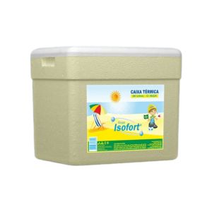 CAIXA TÉRMICA DE ISOPOR 08 LITROS ISOFORT