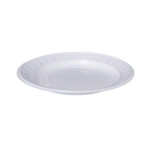 PRATO DESCARTÁVEL BRANCO TOTALPLAST 26CM PACOTE C/ 10 UNIDADES