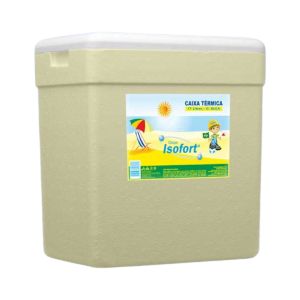 CAIXA TÉRMICA DE ISOPOR 17 LITROS ISOFORT