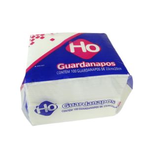 GUARDANAPO PAPEL BRANCO LUXO 23CM X 20CM C/ 16 PACOTES