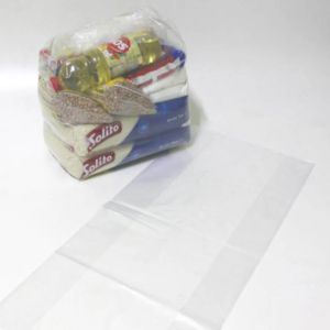 SACO PLÁSTICO CESTA BÁSICA 50CM X 80CM MICRA 0,9 C/ 100 UNIDADES