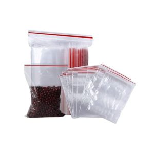 SACO PLÁSTICO ZIP Nº04 TAMANHO 8,5CM X 12,5CM PCT COM 100 UNIDADES