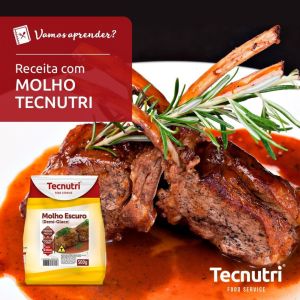 MOLHO ESCURO (DEMI GLACE) 500G - TECNUTRI