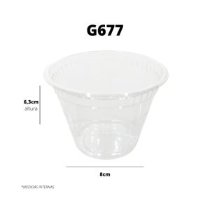 COPO 250ML G677 GALVANOTEK S/ TAMPA 400 UNIDADES