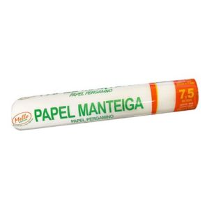 ROLO DE PAPEL MANTEIGA 29CM X 7,5 METROS