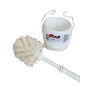 ESCOVA SANITARIA COM POTE SUPORTE UND