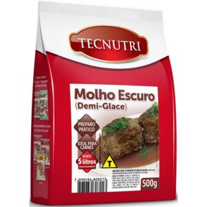 MOLHO ESCURO (DEMI GLACE) 500G - TECNUTRI