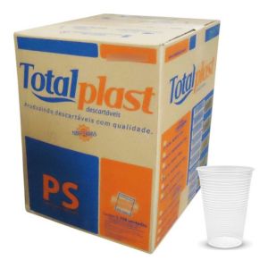 COPO DESCARTÁVEL 300 ML PS TOTALPLAST CAIXA C/ 2.000 UNIDADES