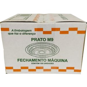 MARMITEX REDONDA DE ALUMÍNIO Nº 09 MELLO - FECHAMENTO MAQUINA C/ 100 UNIDADES 