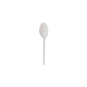 COLHER REFEIÇÃO DESCÁRTAVEL BRANCO STRAWPLAST CAIXA C/ 1000 UNIDADES
