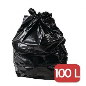 SACO DE LIXO 100 LITROS PACOTE C/ 100 UNIDADES