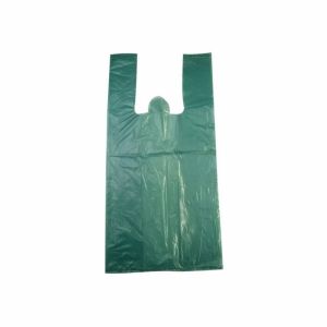 SACOLA PLÁSTICA RECICLADA  REFORÇADA AZUL / VERDE 50CM X 60CM