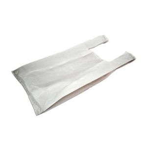 SACOLA REFORÇADA RECICLADA BRANCA 30CM X 45CM 