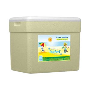 CAIXA TÉRMICA DE ISOPOR 13 LITROS ISOFORT