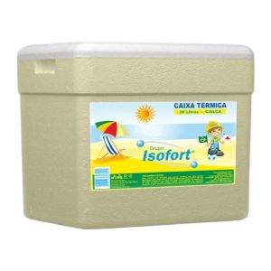 CAIXA TÉRMICA DE ISOPOR 28 LITROS ISOFORT